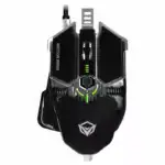 Souris Gamer Meetion M990S RGB posée sur un setup de jeu