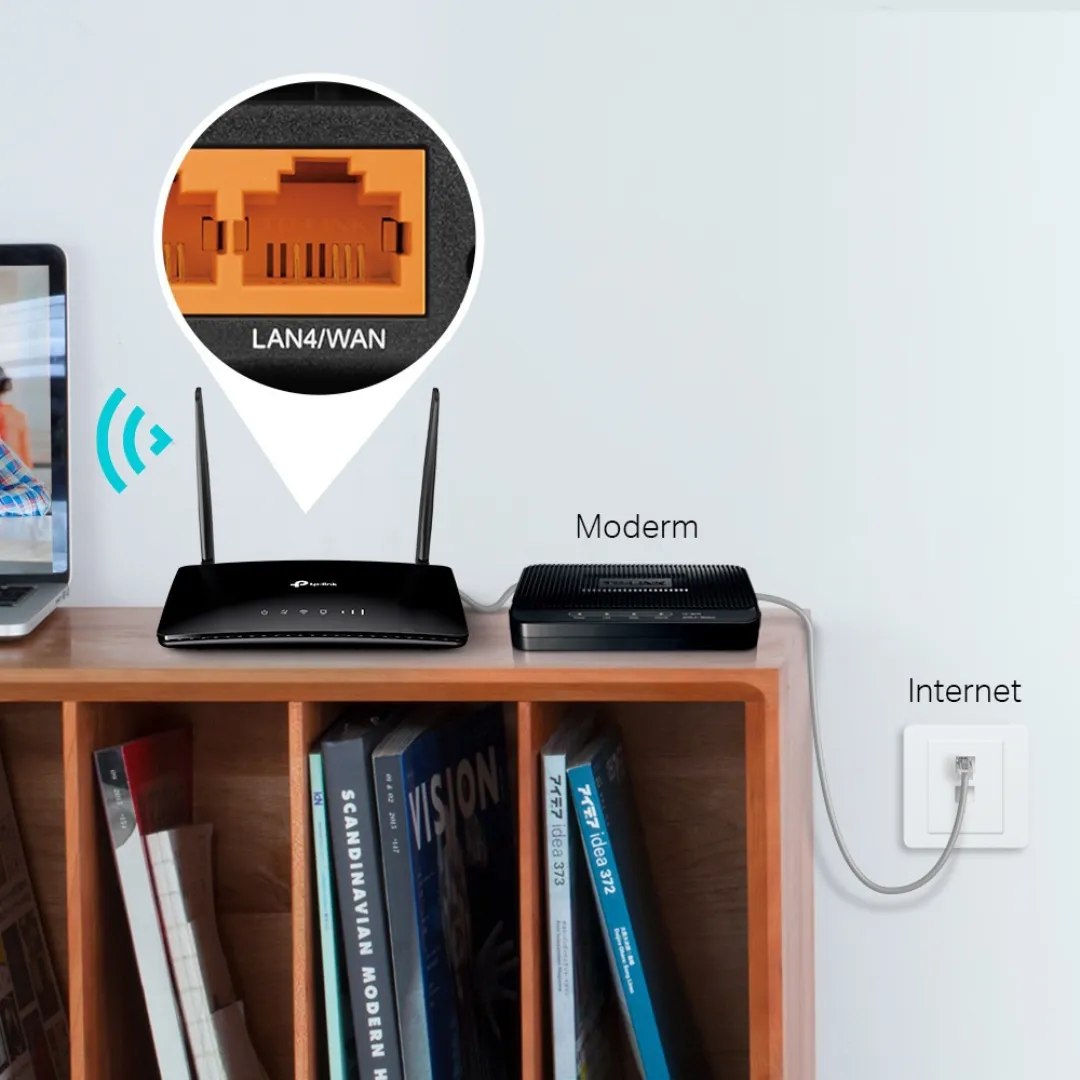 Interface de gestion du routeur TP-Link