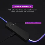 Surface lisse et étendue du tapis de souris
