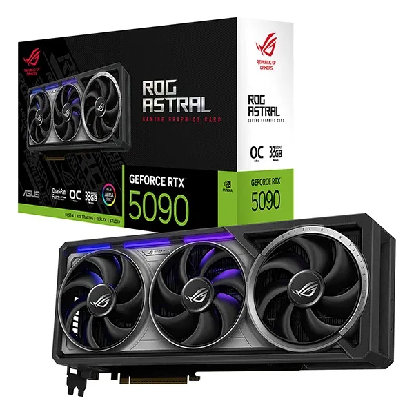 Carte graphique ASUS ROG Astral RTX 5090 – Vue avant