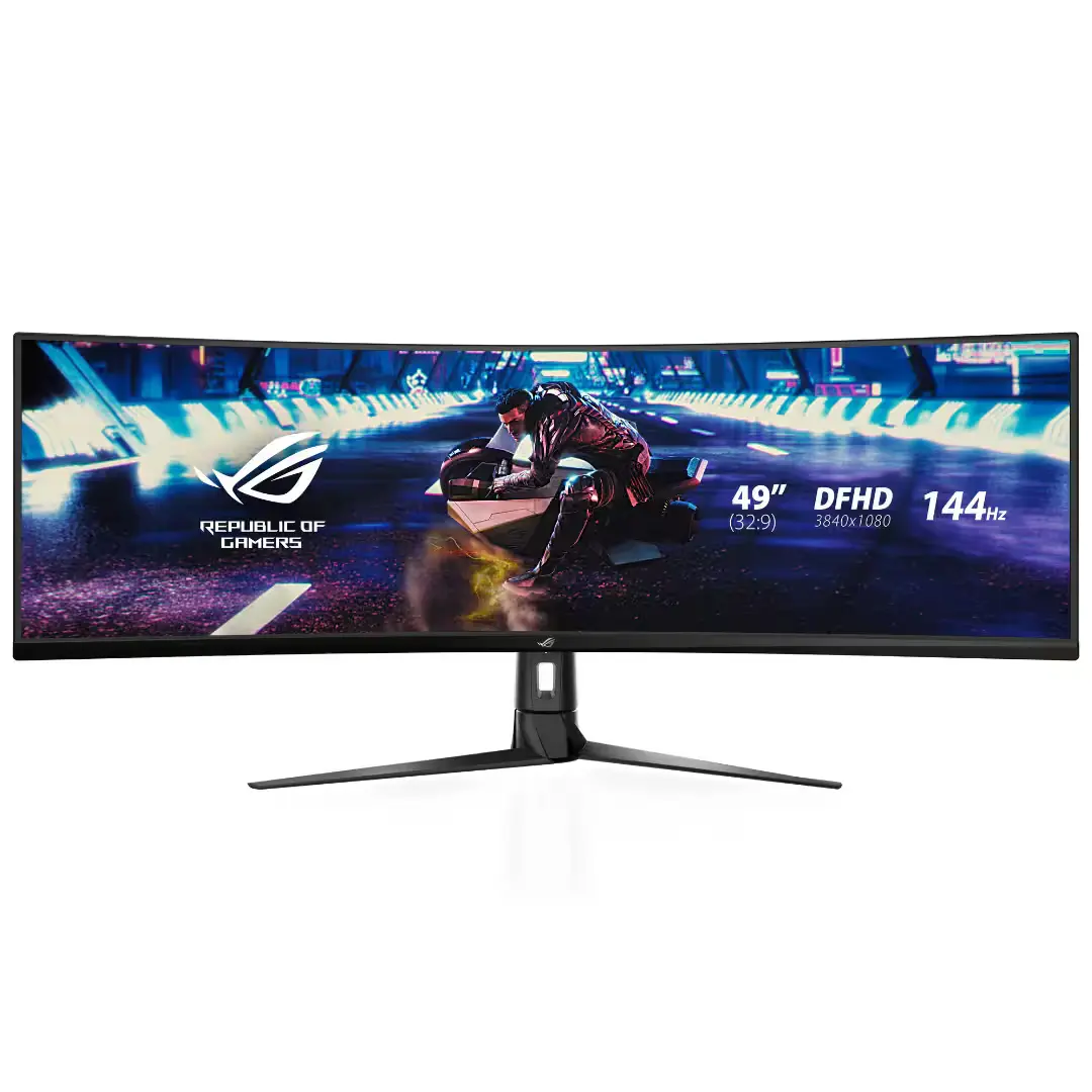 ASUS ROG Strix XG49VQ gaming setup