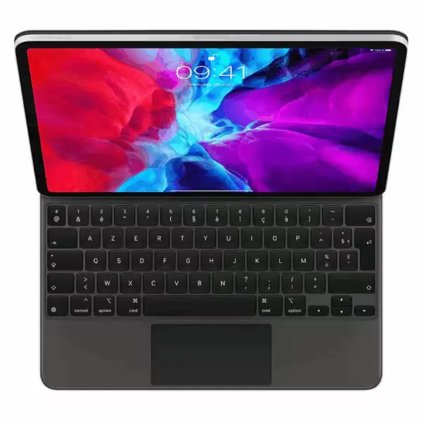 Apple Magic Keyboard iPad Pro 12.9 (2020) connecté avec angle flottant