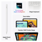 iPad Air M3 2025 utilisé avec Magic Keyboard