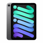 iPad Mini 2024 vu de face avec écran Liquid Retina
