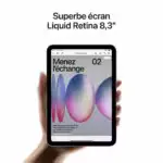 iPad Mini 2024 en usage pour appel vidéo