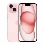 Apple iPhone 15 Gris sidéral vue de face