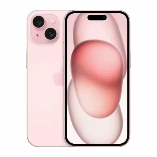 Apple iPhone 15 Gris sidéral vue de face
