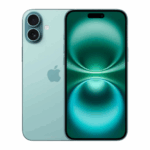 Profil fin de l’iPhone 16 Plus en blanc