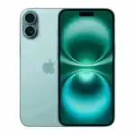 Profil fin de l’iPhone 16 Plus en blanc