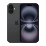 iPhone 16 Plus vue de face couleur noire