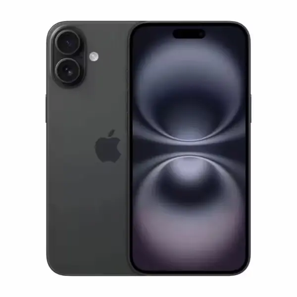 iPhone 16 Plus vue de face couleur noire