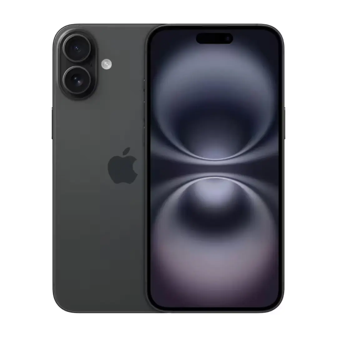 iPhone 16 Plus vue de face couleur noire