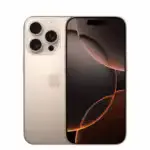 Vue de face de l’Apple iPhone 16 Pro