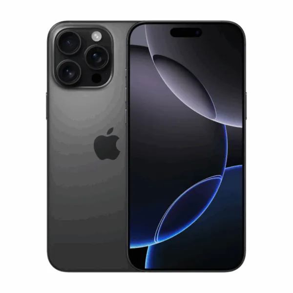 iPhone 16 Pro Max en Titane Bleu vue de face
