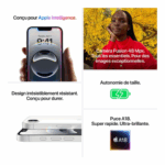 Dos de l’iPhone 16 avec triple caméra