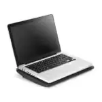 Image illustrant le support refroidissant un PC portable.