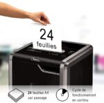 Destructeur Fellowes 225i avec technologie SafeSense