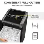 Destructeur Papier Fellowes 325Ci Bac 83L