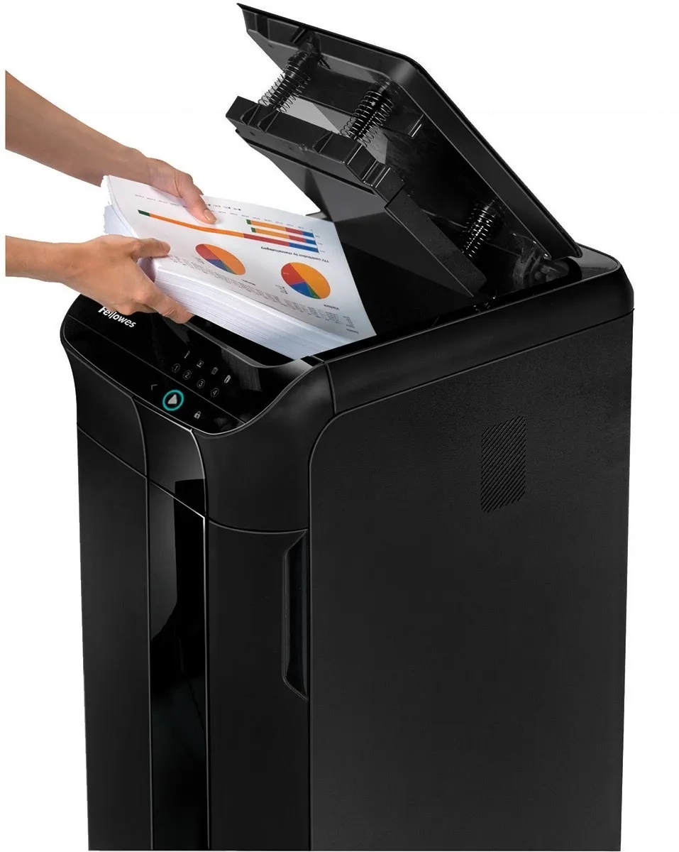 Coupe croisée sécurisée Fellowes Automax 350C