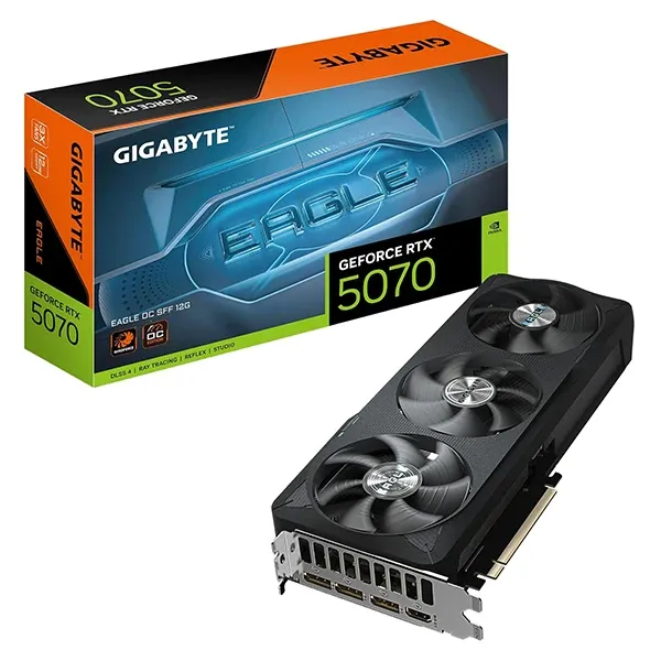 Carte graphique RTX 5070 installée dans un PC