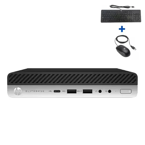 HP EliteDesk 800 G3 USDT Core i5 7ème Gen Vue Avant