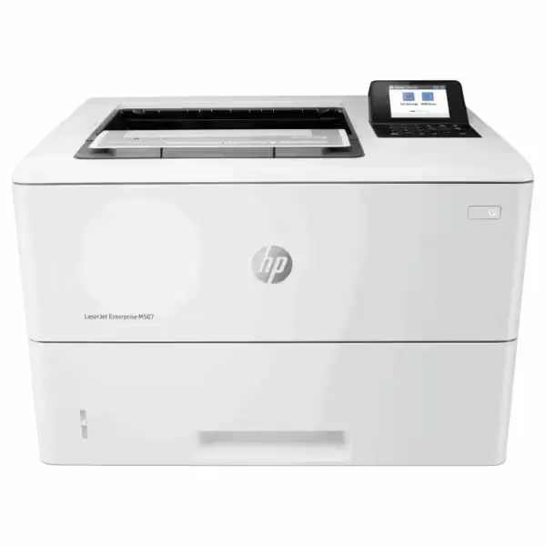 Imprimante HP LaserJet M507dn vue de face