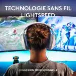 Casque Logitech G435 connecté à une console