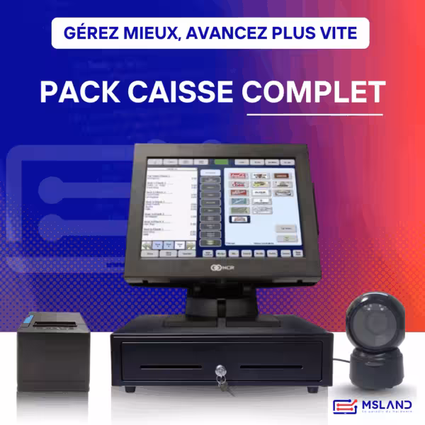Pack Caisse Enregistreuse tactile Complet - neuf - le Meilleur prix au maroc chez Msland
