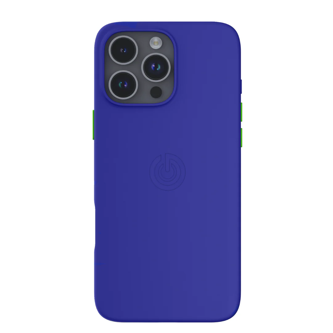Pochette Goui Bleu Azur pour iPhone 16 Pro Max avec MagSafe