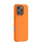 Pochette iPhone 16 Pro orange tigre face avant