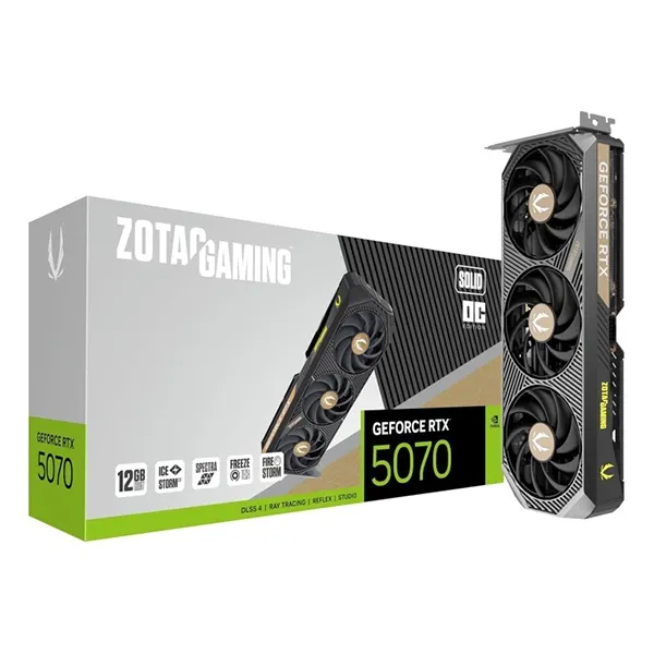 Carte graphique ZOTAC RTX 5070 Overclocking