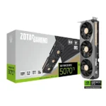 Vue latérale de la ZOTAC RTX 5070 Ti