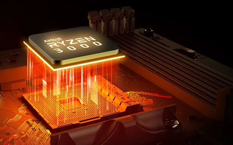 Connecteurs du processeur AMD Ryzen 3 3300X