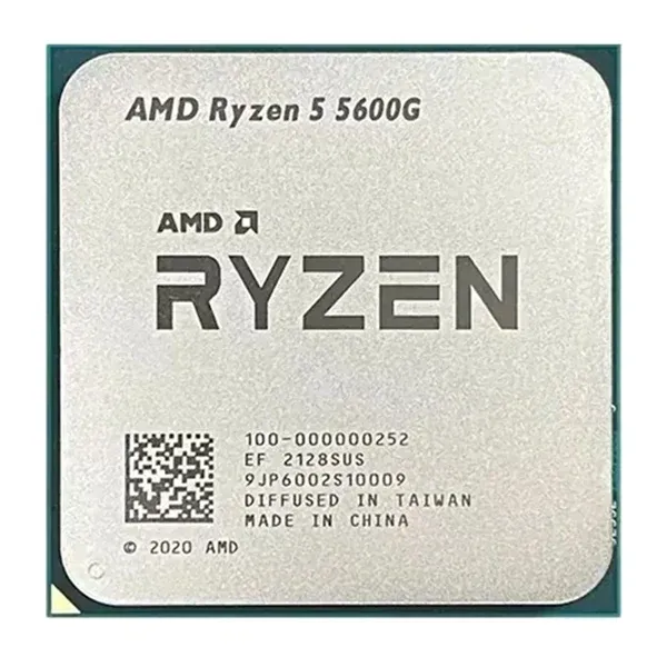 Processeur AMD Ryzen 5 5600G vue de face