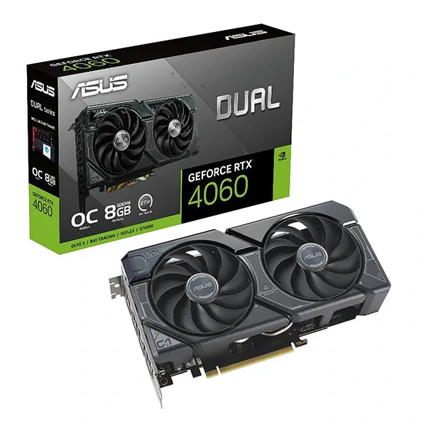 ASUS DUAL GeForce RTX 4060 connectique arrière