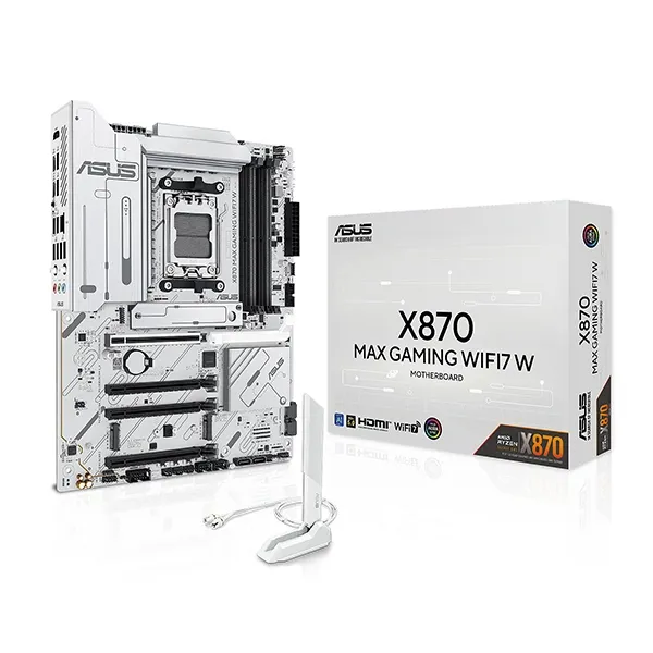 ASUS X870 MAX GAMING WiFi7 connecteurs