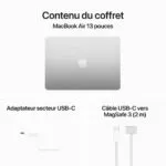 MacBook Air M3 13 pouces utilisation