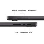 Connectiques MacBook Pro Air M4 ports Thunderbolt HDMI