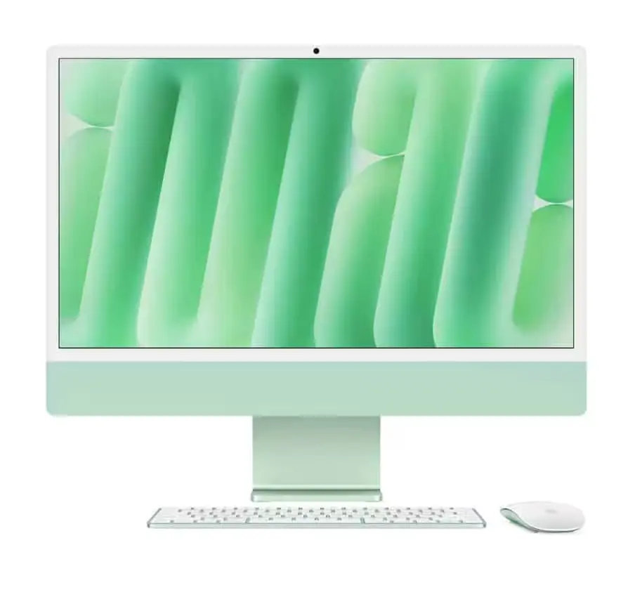 Apple iMac 24 pouces vert face avant