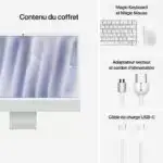 Apple iMac M4 2024 profil latéral