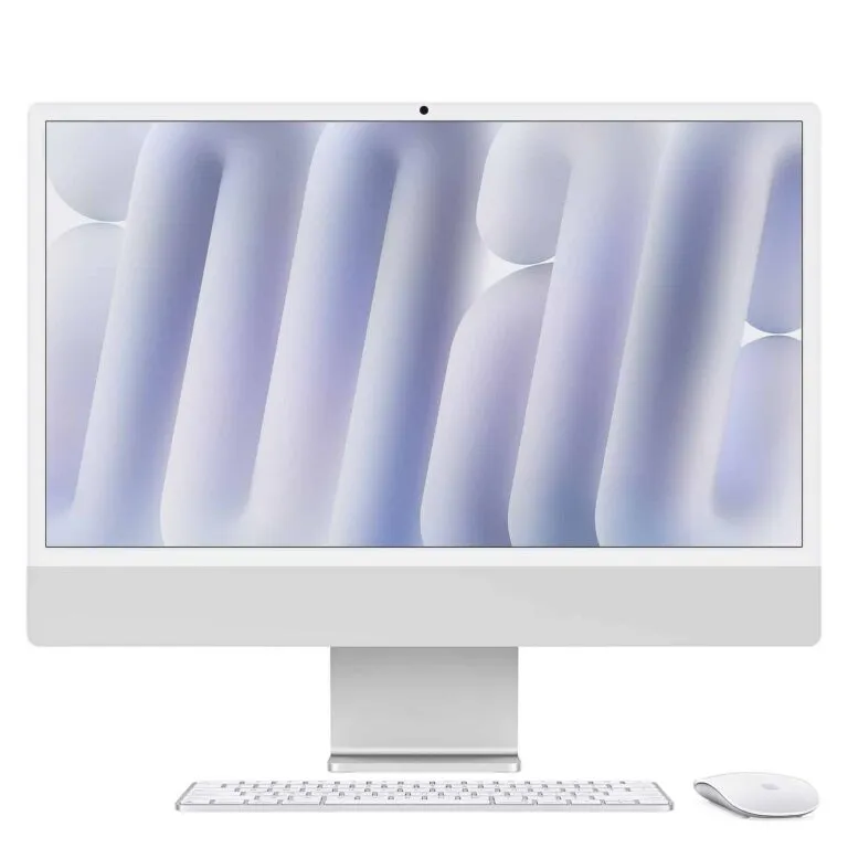 Apple iMac M4 24″ Silver face avant