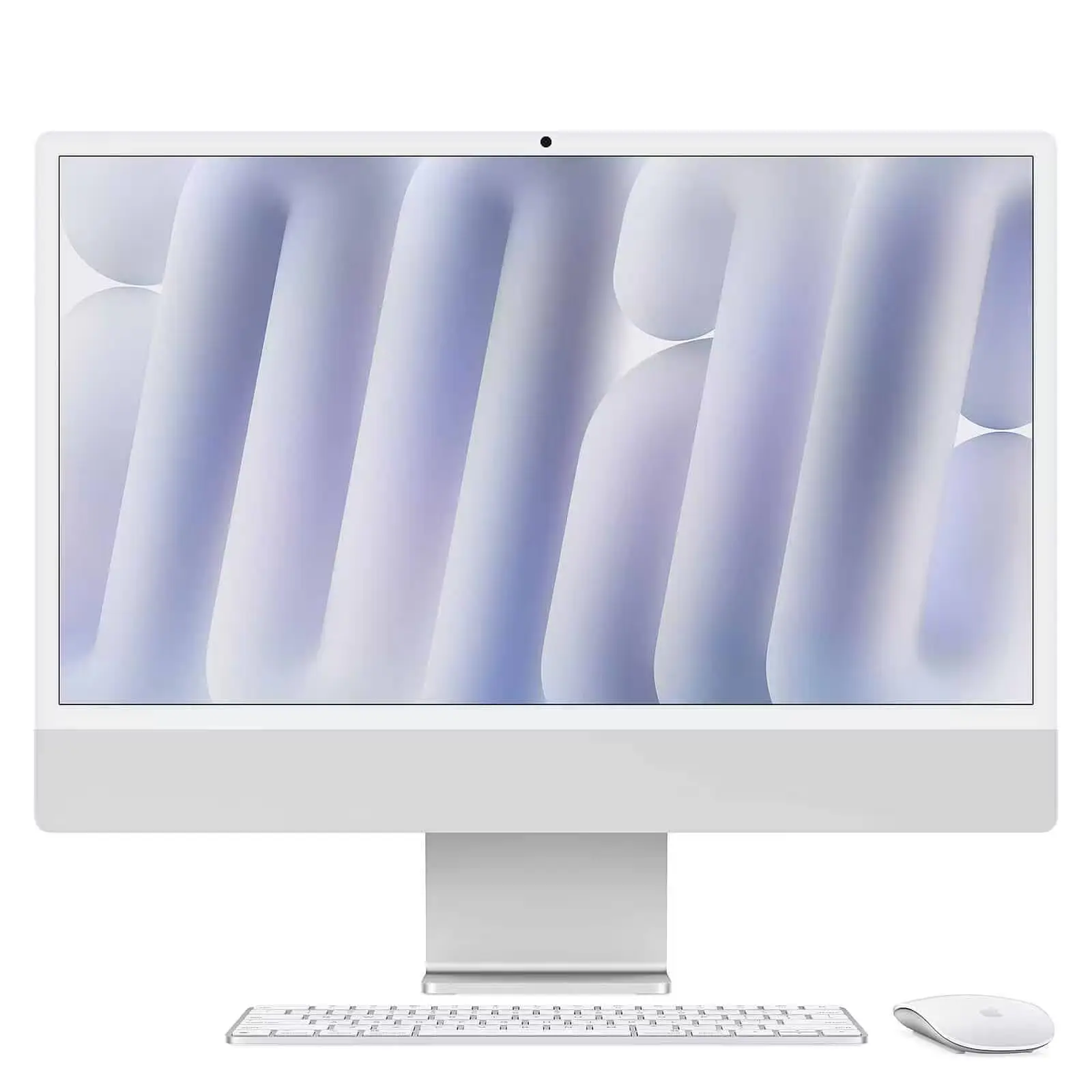 Apple iMac M4 24″ Silver face avant