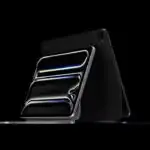 Apple iPad Pro 13’’ 2024 Space Black vue frontale