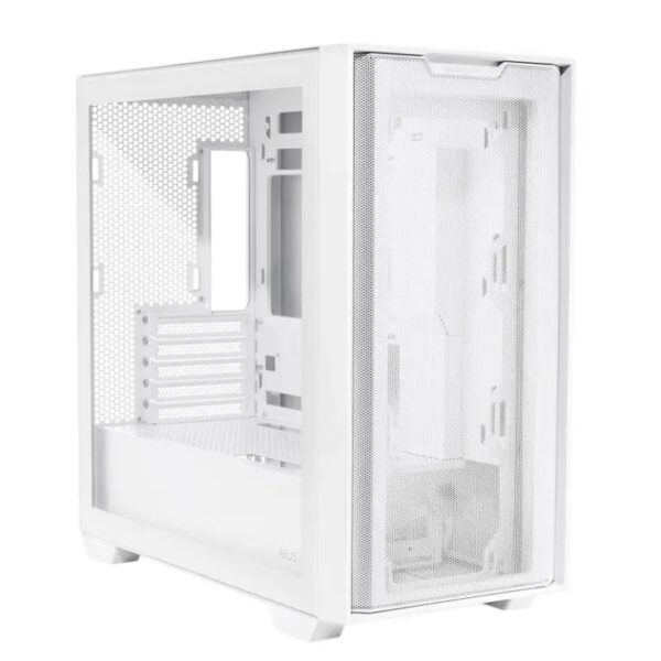 Boîtier Asus A21 Mesh Blanc vue frontale