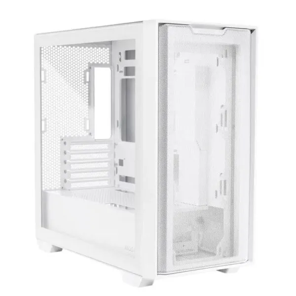 Boîtier Asus A21 Mesh Blanc vue frontale