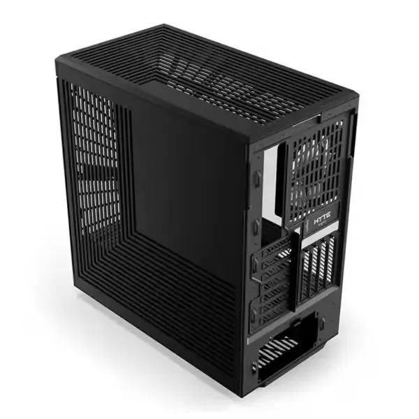 Boîtier Hyte Y40 Noir – Vue frontale