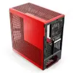Boîtier Hyte Y40 Rouge vue ouverte