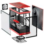 Boîtier Hyte Y40 Rouge RGB