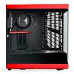 Boîtier Hyte Y40 Rouge avec composants