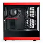 Boîtier Hyte Y40 Rouge avec composants